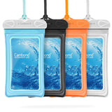 Cambond Waterproof Phone Pouch, Anti-break Lanyard, IPX8, Clear PVC, Fit for iPhone X/8/8P/7/7P, Samsung Galaxy S9/S8/S8P/Note 8, Google Pixel/HTC/LG, Up to 6.5", Cruise Ship Kayak Accessories, 4 Pack