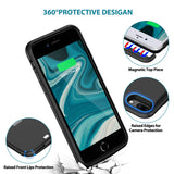 Battery Case for iPhone 7 Plus/8 Plus/6 Plus/6s Plus,5500mAh Portable Protective Charging Case Compatible with iPhone 7 Plus/8 Plus/6 Plus/6s Plus (5.5 inch) Rechargeable Extended Battery (Black)