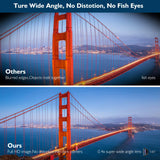 Cell Phone Camera Lens Kit,GLHMOGM 15X Macro and 0.45X Wide Angle Phone Lens Kit with LED Light and Travel Case,iPhone Camera Lens for iPhone X/XS/8/7/6 Plus, Samsung, Pixel and More