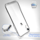 Compatible with iPhone XR Case,Clear Anti-Scratch Shock Absorption Cover Case for iPhone XR Clear