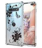 Cutebe Case for Galaxy S10 Plus,Shockproof Series Hard PC+ TPU Bumper Protective Case for Samsung Galaxy S10 Plus 6.4 Inch 2019 Release Crystal