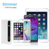 Aibocn Power Bank 10,000mAh External Battery Charger with Flashlight for Phone iPad Samsung Galaxy Smartphones Tablet - Upgraded