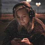 COWIN E7 Active Noise Cancelling Headphones Bluetooth Headphones with Mic Deep Bass Wireless Headphones Over Ear, Comfortable Protein Earpads, 30H Playtime for Travel Work TV PC Cellphone - Black