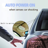 Bluetooth Car Speaker, Aigital Wireless in-Car Speakerphone on Sun Visor, Clear Sound for Handsfree Calling Music, AUTO Power ON Function and Supports Siri - White