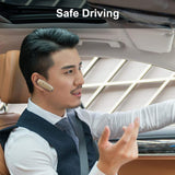 Bluetooth Headset Wireless Earbuds with Mic, Noice Cancelling Bluetooth Headphone Cell Phone, Hands Free Stereo Earpiece Microphone Compatible iPhone XS Max XS XR X 8 8 Plus Samsung Galaxy S9 S8, Gold