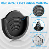 Car Grips Mount for Phone Stand, pop-tech 2 Pack Car Phone Holder for Collapsible Grip / Socket Mount Users with 3M Sticky Adhesive Replacement Used on Dashboard, Home, Desk, Wall - Black