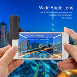 Cell Phone Camera Lens 2 in 1 Clip-on Lens Kit 0.45X Super Wide Angle & 12.5X Macro Phone Camera Lens for iPhone 8 7 6s 6 Plus 5s Samsung Android & Most Smartphones Black
