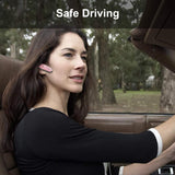 Bluetooth Headset with Mic for Cell Phone - GLCON Hands Free Wireless Earpiece for iPhone XS X 8 8Plus 7 7Plus Samsung Galaxy Android - Noise Canceling Stereo Sound Bluetooth Earbuds Microphone (Pink)