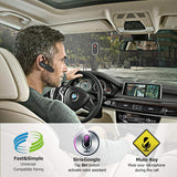 Bluetooth Headset【Upgraded Bluetooth V5.0】 Bluetooth Earpiece, Handfree Bluetooth Headset and Mute Key for Business/Office/Driving