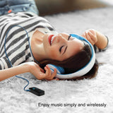 Bluetooth Receiver, Mini Wireless Audio Adapter Hands-Free Car Kit Music Streaming 3.5mm Stereo Output (Bluetooth 4.1, A2DP, 8H Play,TF/SD Card) Bluetooth Aux Adapter for Home Car Sound System