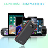 Power Bank 24000mAh Portable Charger Battery Pack 4 Output Ports Huge Capacity Backup Battery Compatible Android Phone and Other Smart Phone