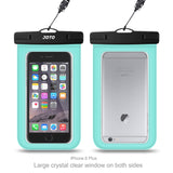 JOTO Universal Waterproof Pouch Cellphone Dry Bag Case for iPhone XS Max XR XS X 8 7 6S Plus, Samsung Galaxy S9/S9 +/S8/S8 +/Note 8 6 5 4, Pixel 3 XL Pixel 3 2 HTC LG Sony MOTO up to 6.0" –Green