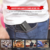 Jackery Portable Charger Bar 6000mAh Pocket-Sized External Battery Pack Fast Charger Power Bank with Emergency LED Flashlight for iPhone, Samsung and Other Devices - Black