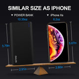 GETIHU Portable Charger, 13000 mAh Power Bank, 4.8A High-Speed 2 USB Ports Battery Pack External Battery with Flashlight, Compatible with iPhone Xs X 8 7 6s 6 Plus Samsung Note 9 S9 iPad Tablet etc.