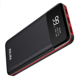 Power Bank 24000mAh Portable Charger External Battery Charger with Smart LED Digital Power Display, 3 USB Ports,Backup Battery Fast Charging Android Devices Samsung Galaxy Smartphones and More