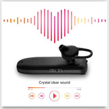 Bluetooth Headset V4.1 Bluetooth Earpiece with Noise Cancelling Mic, Waterproof IPX5 (Black)