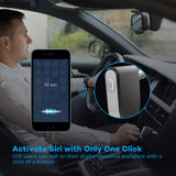 Bluetooth Receiver, Better Talking Experience with Two Microphones 15 Hour Bluetooth Car Kit, TaoTronics Wireless Audio Bluetooth Car Adapter(One Click Siri Activation,DSP/CVC 6.0/A2DP/AVRCP)