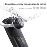 Bluetooth Headset, Wireless Earpiece with Mic Mute Handsfree Headset Bluetooth in-Ear Earbuds for Business/Office/Driving Support/Tablet/Samsumg - Gray