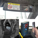 Cell Phone Wallet,Credit Card Holder for Back of Phone Pocket 3M Adhesive Sticker Card Pouch Sleeve for iPhone/Samsung Galaxy/Sony/Android and Most Smartphones,Black/Silver Glitter