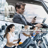 Bluetooth Earbud, BESINPO Bluetooth 5.0 Wireless Earbud 120 Hours Playing Time 1500mAh Portable Charging Case Mini Single Bluetooth Earpiece with Mic, Clear Sound for Hands-Free Call - One Piece