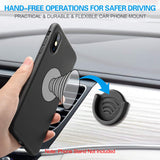 Car Grips Mount for Phone Stand, pop-tech 2 Pack Car Phone Holder for Collapsible Grip / Socket Mount Users with 3M Sticky Adhesive Replacement Used on Dashboard, Home, Desk, Wall - Black