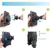 Car Phone Mount, Windshield Cell Phone Holder Universal Car Cradle Mount with Strong Suction Cup and One Touch Design Compatible iPhone X SE 7 Plus 6S 6 Plus 6 5S 5 4, Samsung Galaxy S9 Plus S8 S7