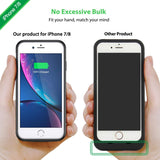 Battery Case for iPhone 7/8, 4000mAh Portable Protective Charging Case Compatible with iPhone 7/8 (4.7 inch) Rechargeable Extended Battery Charger Case (Black)