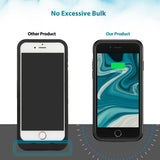 Battery Case for iPhone 7 Plus/8 Plus/6 Plus/6s Plus,5500mAh Portable Protective Charging Case Compatible with iPhone 7 Plus/8 Plus/6 Plus/6s Plus (5.5 inch) Rechargeable Extended Battery (Black)