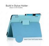 for Fire HD 7 Case (2014 Oct Release) SAWE Case Slim Fit Leather Standing Protective Case Cover with Auto Sleep/Wake Feature (Will only fit Fire HD 7 4th Generation 2014 Model), (Baby Blue)