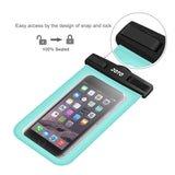 JOTO Universal Waterproof Pouch Cellphone Dry Bag Case for iPhone XS Max XR XS X 8 7 6S Plus, Samsung Galaxy S9/S9 +/S8/S8 +/Note 8 6 5 4, Pixel 3 XL Pixel 3 2 HTC LG Sony MOTO up to 6.0" –Green