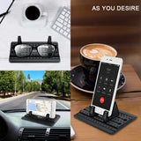 Car Phone Holder, Vansky Car Phone Mount Silicone Dashboard Car Pad Mat for iPhone X/8 Plus/7 Plus/6/6S Plus, Samsung Galaxy S8 Plus/Note 8/S7 3.5-7 inch Smartphone or GPS Devices
