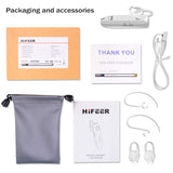 Bluetooth Headset V4.1 Bluetooth Earpiece with Noise Cancelling Mic, Waterproof IPX5 (Sliver)