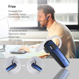 Bluetooth Headset, Wireless Earpiece with Mic Mute Handsfree Headset Bluetooth in-Ear Earbuds for Business/Office/Driving Support/Tablet/Samsumg - Gray