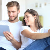 Bluetooth 5.0 Deep Bass True Wireless Earbuds, Tranya T3 Sports Wireless Headphones, 6-8 Hours Continuous Play Time, 60 Hours Total Playtime, IPX5 Sweat Proof Earphones, Gift Box