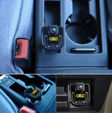 Bluetooth FM Transmitter for Car, BT36 Wireless Stereo Radio Transmitter Adapter Car Kit with Hands-Free Call and Dual USB Ports Fast Charger 5V/3.1A&1A for iPhone Samsung, TF U Disk Mp3 Music Player