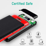 Power Bank 24000mAh Portable Charger External Battery Charger with Smart LED Digital Power Display, 3 USB Ports,Backup Battery Fast Charging Android Devices Samsung Galaxy Smartphones and More