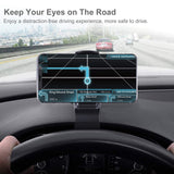 Car Phone Holder Mount, Kamisafe Car HUD Dashboard Cellphone Holder Cradle Mobile Clip Stand Compatible for iPhone Xs X 8 7 Plus Samsung S9 S8 Plus Note 9 Google Huawei Other 3.5-6.5 Inches Smartphone