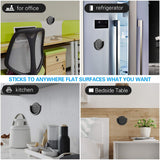 Car Grips Mount for Phone Stand, pop-tech 2 Pack Car Phone Holder for Collapsible Grip / Socket Mount Users with 3M Sticky Adhesive Replacement Used on Dashboard, Home, Desk, Wall - Black