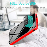 Power Bank Portable Charger 25000mah High Capacity Battery Pack Smaller Size Lighter Weigh with Full LCD Compatible Smart Devices Android Phone and Other Cellphones