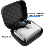 CASEMATIX Case Compatible with Oculus Go VR Headset – Dense Foam Protects Oculus Go Standalone Virtual Reality Headset and Accessories