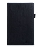 Fire HD 10 Case, Amazon Fire HD 10 2015 Case, rooCASE Dual View Leather PU Folio Slim Fit Lightweight Folding Stand Cover Auto Wake/Sleep, Black