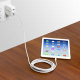 The Ultimate Bundle (10ft) Apple MFi Certified Lightning Cable, Durable iPhone Charger for XS/XS Max/XR/X/8/8 Plus/7/6/ & iPad (White)