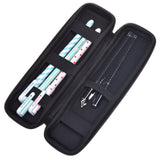 Cosmos® Black Color EVA Hard Shell Stylus Pen Pencil Case Holder for Executive Fountain Pen, Ballpoint Pen, Stylus Touch Pen, Apple Pencil, Wacom Creative Stylus 2