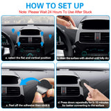 Car Grips Mount for Phone Stand, pop-tech 2 Pack Car Phone Holder for Collapsible Grip / Socket Mount Users with 3M Sticky Adhesive Replacement Used on Dashboard, Home, Desk, Wall - Black