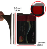 Cell Phones Wallet Pocket for Back of Phones - Gecko Stick-on Adhesive Pockets (Blank - Black)