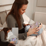 COSY HOLDER Pumpkin Beanbag Cushion - Tablet & E-Reader (eBook) Holder/Stand. Ideal for iPad, Samsung Galaxy, Kindle & Books. Holds Your Device at Any Viewing Angle. Ideal for Home or Travel (Grey)