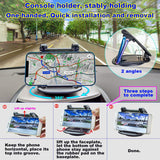 Cell Phone Holder for Car Dashboard, (2nd Gen) Car Phone Mount Silicone Dash Pad, GPS Holder Car Phone Mounting in Pickup Truck Compatible iPhone Xs Max XR X 6S 7 8 Plus Samsung Galaxy Note 9 S9 Pixel