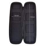 Cosmos® Black Color EVA Hard Shell Stylus Pen Pencil Case Holder for Executive Fountain Pen, Ballpoint Pen, Stylus Touch Pen, Apple Pencil, Wacom Creative Stylus 2