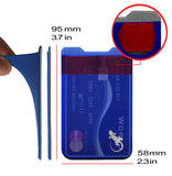 Blue Phone Wallet That Stick on - Blue Case Wallet for iPhone - Cellphone Case Wallet Blue – Blue