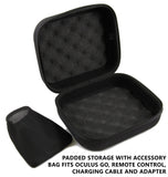 CASEMATIX Case Compatible with Oculus Go VR Headset – Dense Foam Protects Oculus Go Standalone Virtual Reality Headset and Accessories